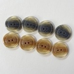 レトロ サークル ボタン ベージュ 20mm 4個セット ao-138