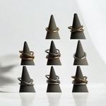 Various Mix Open Rings - 豊富なバリエーション - 錫リング 指輪 ピンキーリング アレルギー対応 シルバーリング ゴールドリング ペアリング ペア メンズ 錆びない オーダー