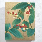 『ユキザサ』（日本画　原画）