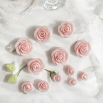 薔薇　パーツ ローズ   樹脂粘土　ピンク　70