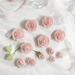 薔薇　パーツ ローズ   樹脂粘土　ピンク　70