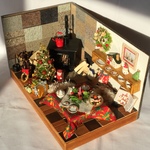 薪ストーブのある部屋🎄Xマスバージョン🎄