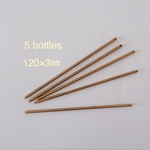 【5本】真鍮古美　穴ありかんざし　120×3㎜　m-87