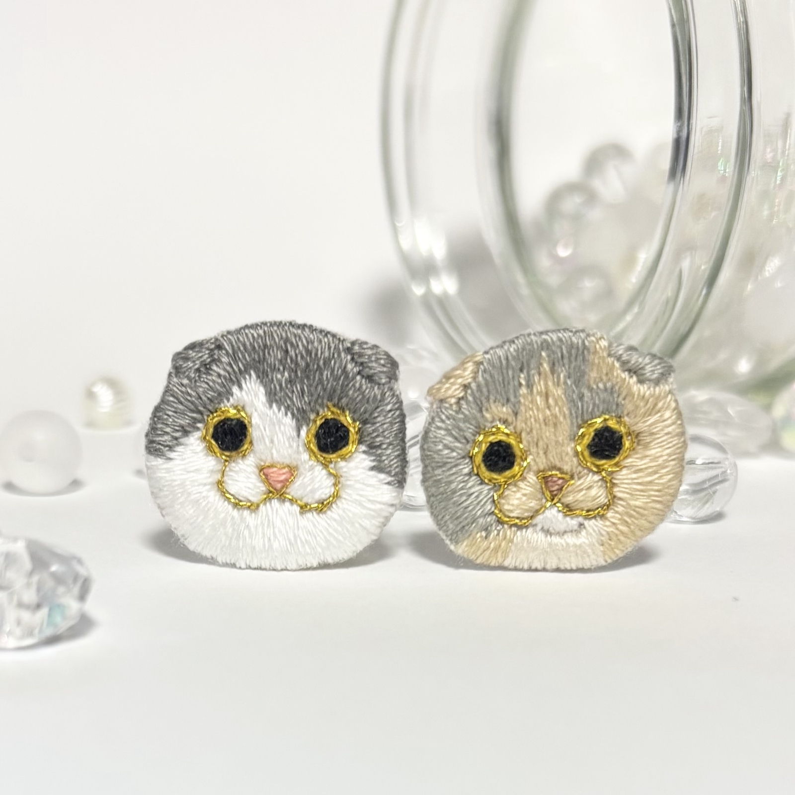 うちの子グッズ アクセサリー オーダー ペットグッズ 猫 犬 刺繍