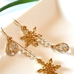 雪の妖精アシンメトリーピアス/ピアス