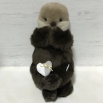 ラッコ赤ちゃんぬいぐるみ(小サイズ/ダークブラウン)