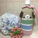 ダスティパステルカラフルわんちゃんのペットボトルケース②☆
