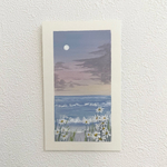 ミニ風景画 iPhoneに挟めるサイズ 原画 空 雲 海 波