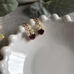 イヤリング/樹脂フック対応　大人シンプルピアス 