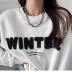 【１pcs】プチプラ　シルバー　チェーンネックレス　ネックレス　男女兼用　 ステンレス　重厚感　 ニュアンス　シンプル　