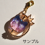 雲レジン☆クルクルにゃんこ☆黎明☆チャーム