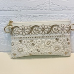 タッセル付♡ インド刺繍ショルダー バック スマホショルダー ポーチ インド刺繍リボン インド刺繍 スマホポーチ リップポーチ プチギフト プレゼント 母の日 ギフト カラビナ付