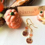 ハロウィン＊おばけカボチャのピアス