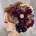 水引のかわいい和装 髪飾り ヘッドドレス