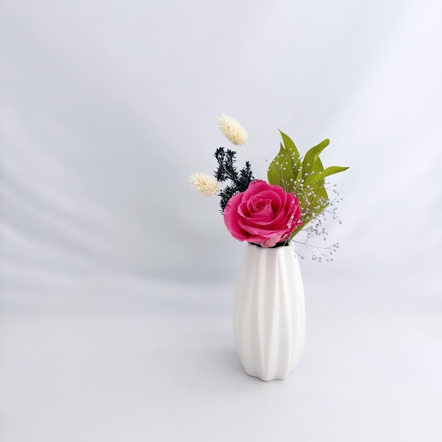プリザーブドフラワー ミニ花束 ミニブーケ 一輪花 一輪挿しに 小さめ