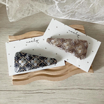 インド刺繍リボン ヘアピン パッチンピン 2点セット
