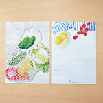 便箋『野菜』 絵画のような便箋（Ａ5）