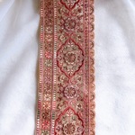 SALE　No.23-1(赤)インド刺繍リボン
