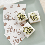 【パンかじりアニマル】単品　くま　ねこ　うさぎ　食パン