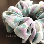 《秋のお試し価格》chouchou✼﻿clear・ホワイト×フラワー