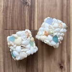 シェルランプ／sea glass