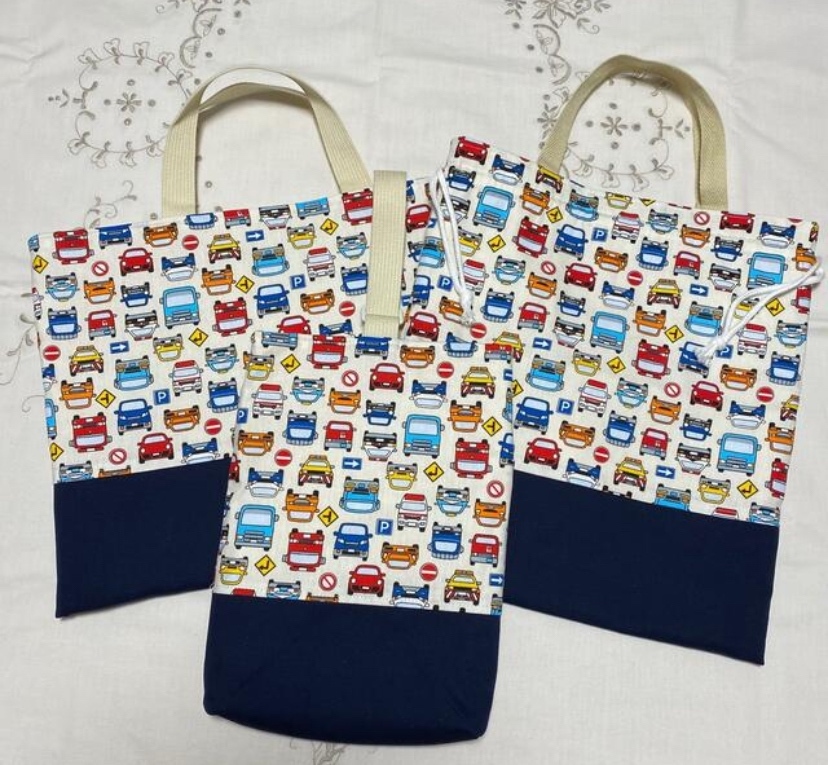 リバティベストインショウ　入学入園　3点セット　ネイビー 再販☆リバティベストインショウ 入学入園 3点セット ネイビー