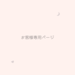 お客様専用ページ𖧷