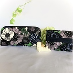 大人かわいい布財布　レトロフラワー