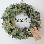 ドライアジサイのリース