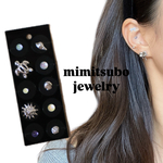 耳ツボjewelry 耳ツボシール　貼るピアス　耳つぼアクセサリー　チタン粒　クロムデザイン