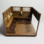 1/48スケール　ミニチュア　カフェ