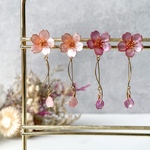 【春の新作】桜〜ひらり〜／ピアスorイヤリング