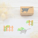 ガーデニング はんこ 一輪車