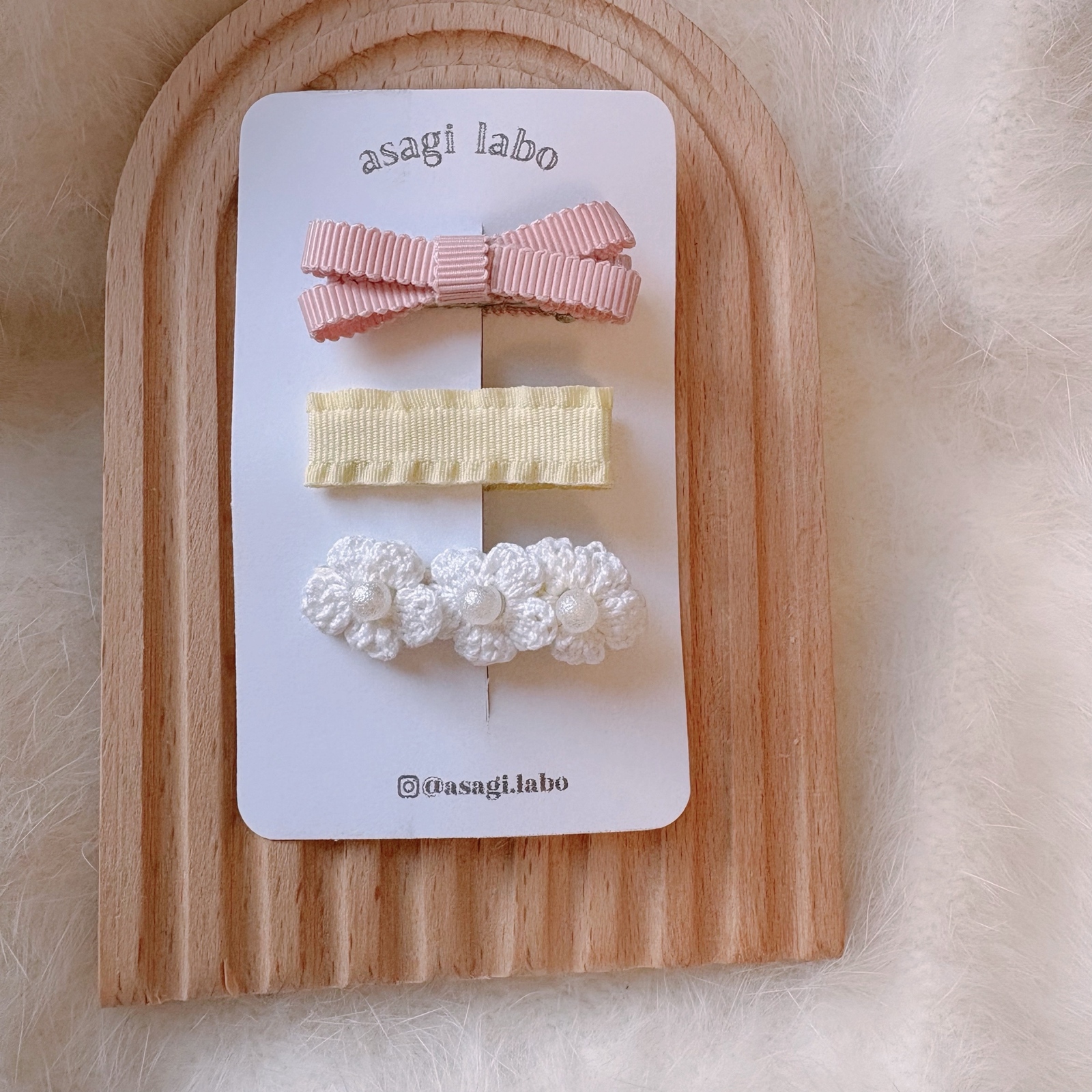 【ビオラ】ベビーヘアクリップ　キッズヘアクリップ　ヘアピン　② 男の子におすすめの3点セット* ベビーヘアクリップ ベビー