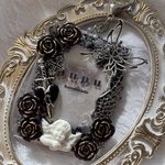 新作♡  硬質トレカケース  トレカデコ  黒 キーホルダー ハンドメイド