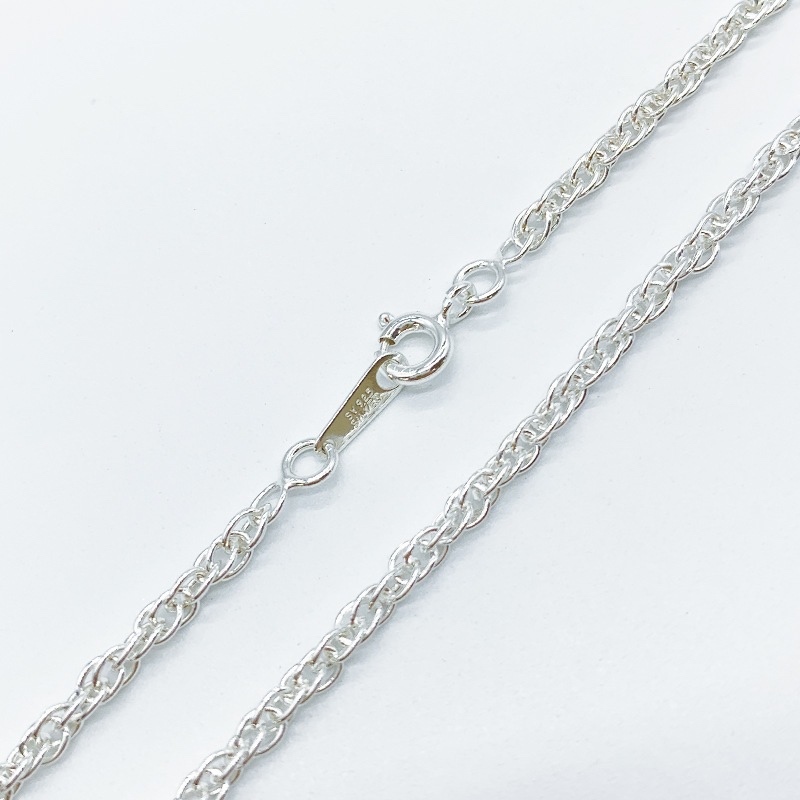 （91）　silver925  ネックレス　シルバー　　チェーン: ルーズロープ　 線径0.5mm