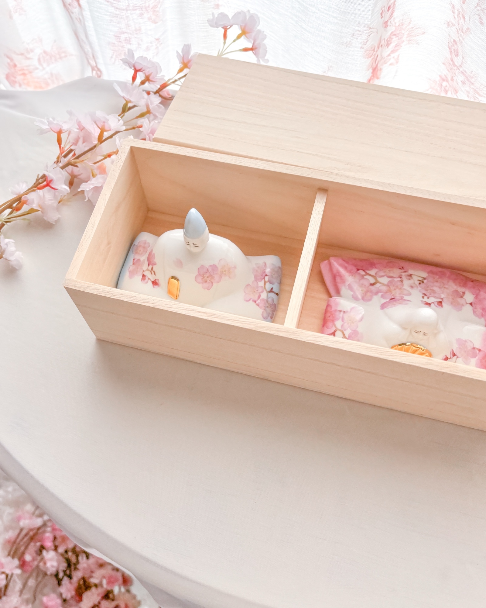 陶器のお雛様〜桜ひらり〜ひな祭り - ❤︎Blanche Neige❤︎ | minne