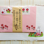 花に水やりウサギのレターセット