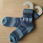 ❄手編みの靴下❄ opal毛糸