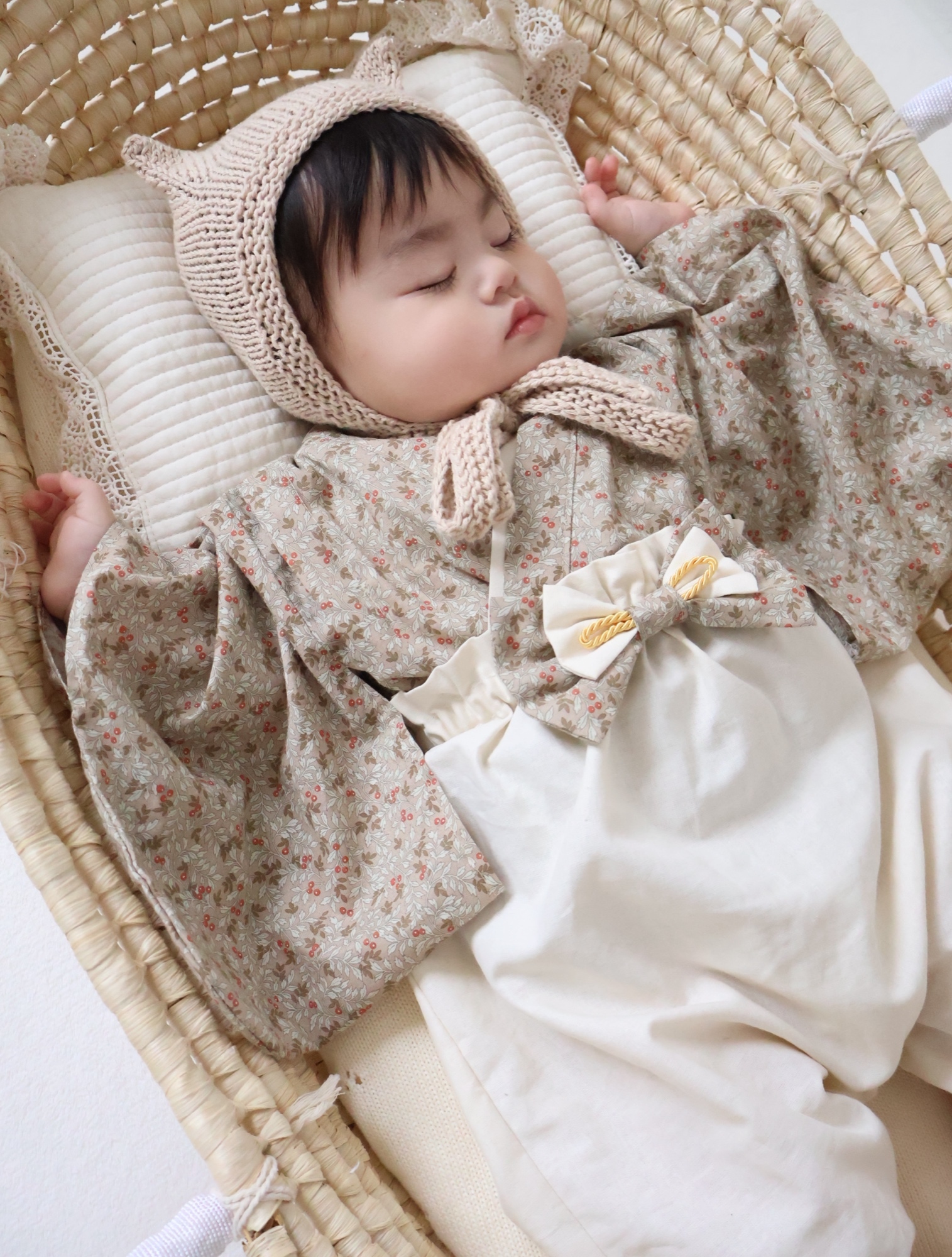 即納】 ベビー袴 70-80 handmade お食い初め 百日祝い - best clothes