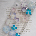 iphone６・5/5s・5c・4/4s　押し花ケース【#150】（再販）
