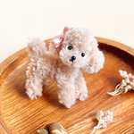 ベビートイプードル ピンク♡ミニチュア犬 ぬいぐるみ