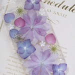 iphone5/5s・5c・4/4s　押し花ケース【#153】(再販)