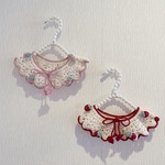 いちごの付け襟🍓