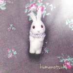 ⊿うさぎブローチ