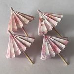 和傘　桜4柄　6センチ  4本