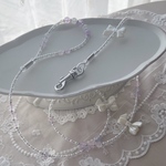 うさぎ用ビーズリード　星デザインパープル💜