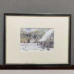  （232）原画　水彩画　風景画　白川郷