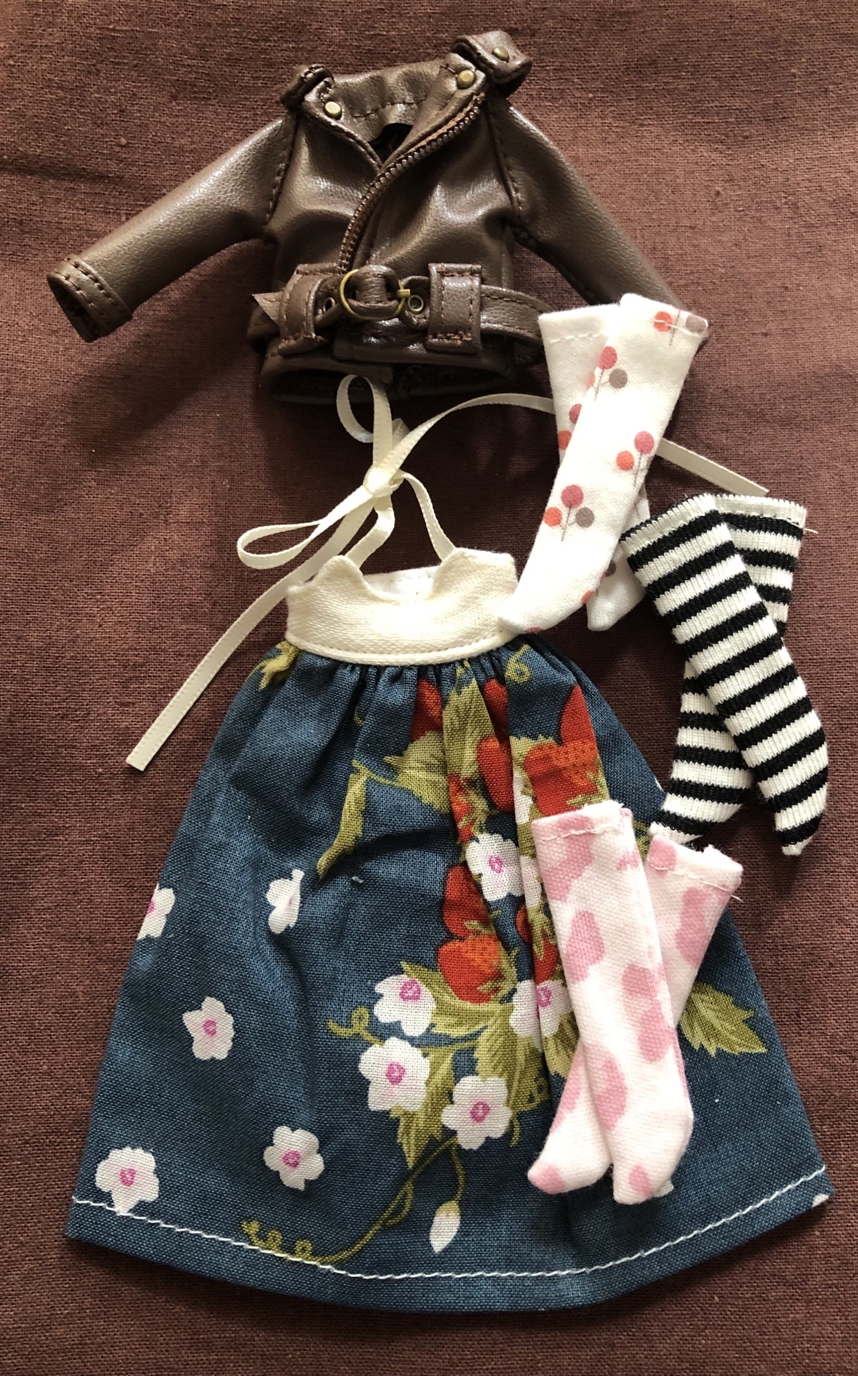 ミディブライス アウトフィット ～爽やかレモン／イエローリボン×ネイビー～ ミディブライス - 着せ替え服の人気通販 | minne byGMOペパボ