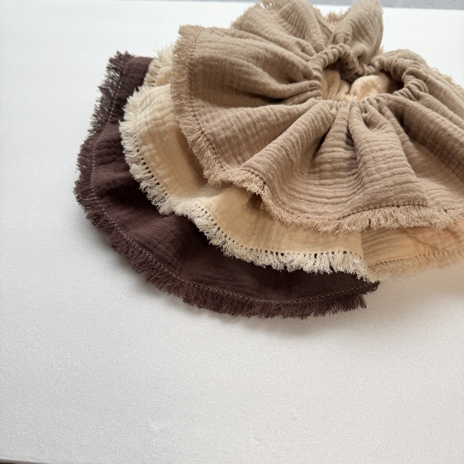 360°frill bib フリルスタイ フリンジスタイ フリル スタイ くすみ